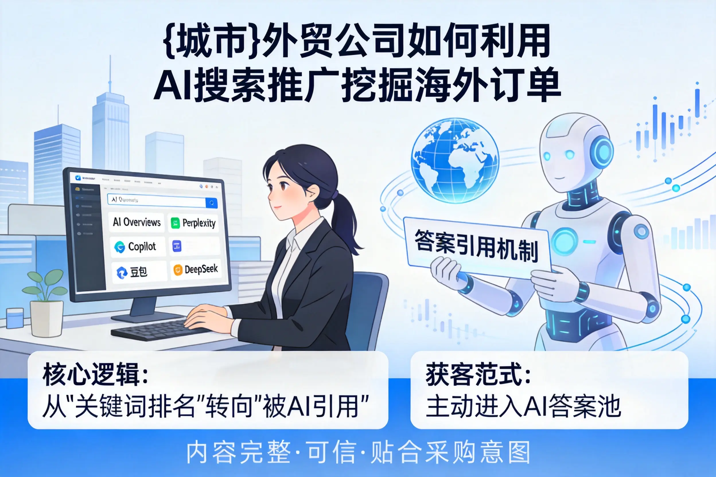 荆州外贸公司如何利用AI搜索推广挖掘海外订单