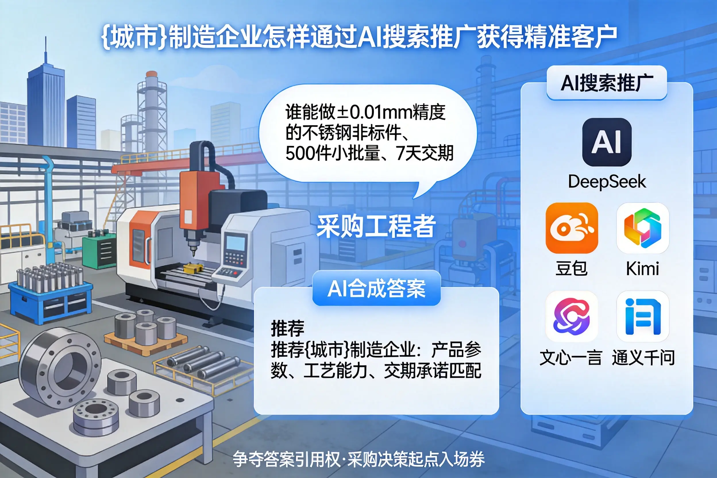 荆州制造企业怎样通过AI搜索推广获得精准客户