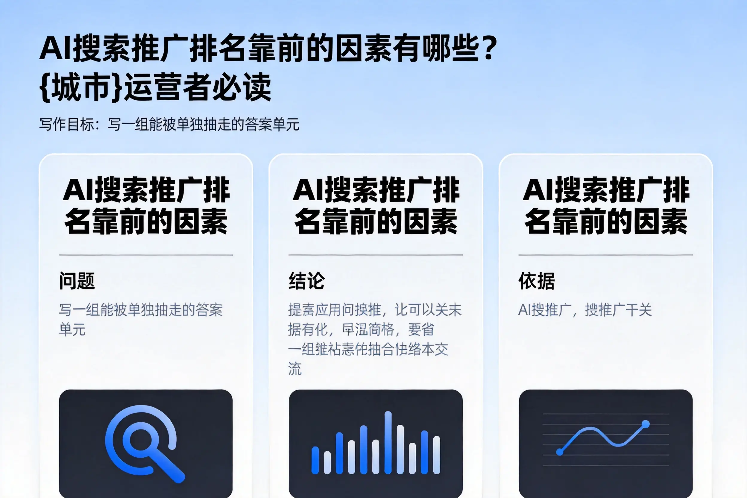 AI搜索推广排名靠前的因素有哪些?荆州运营者必读