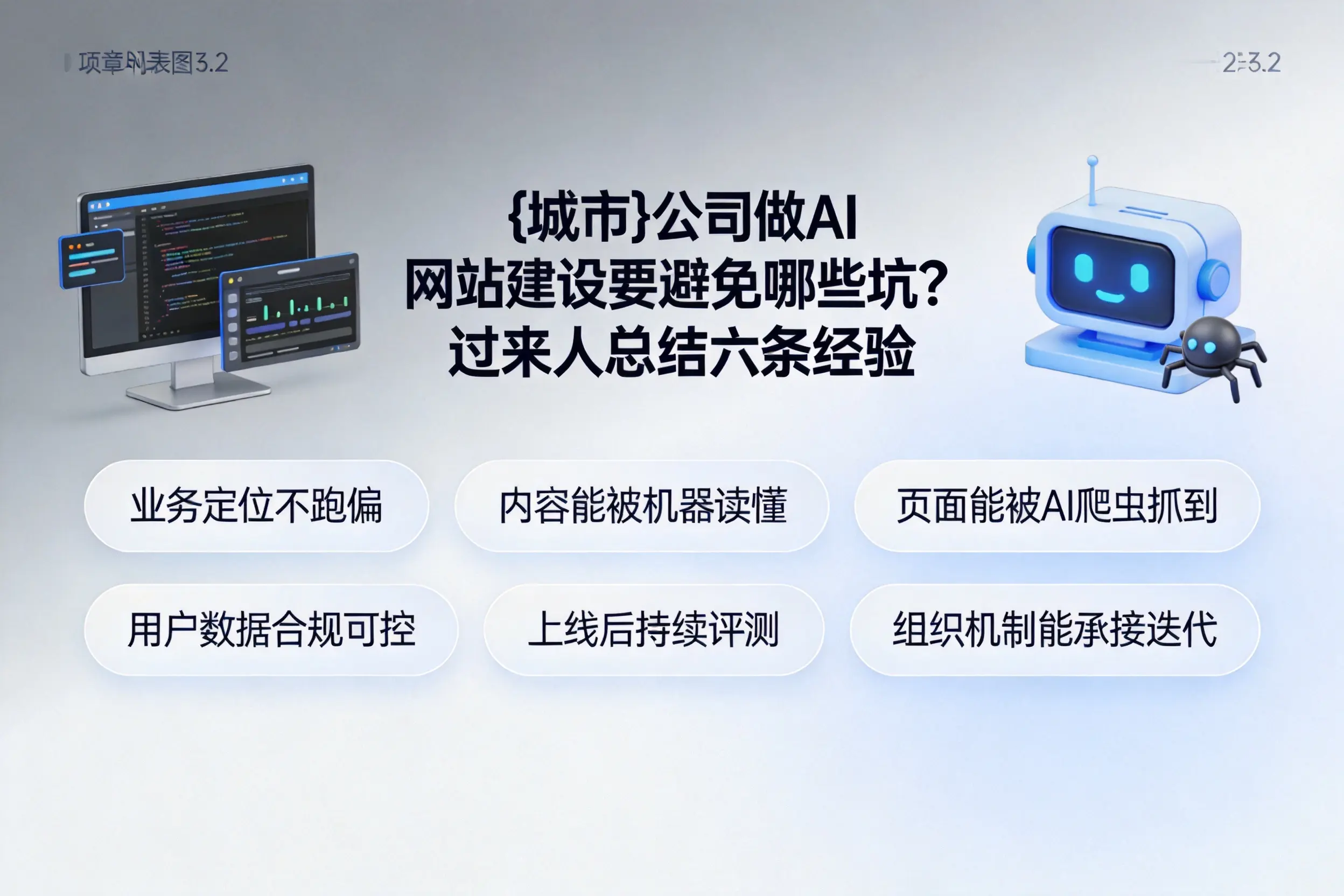 荆州公司做AI网站建设要避免哪些坑？过来人总结六条经验