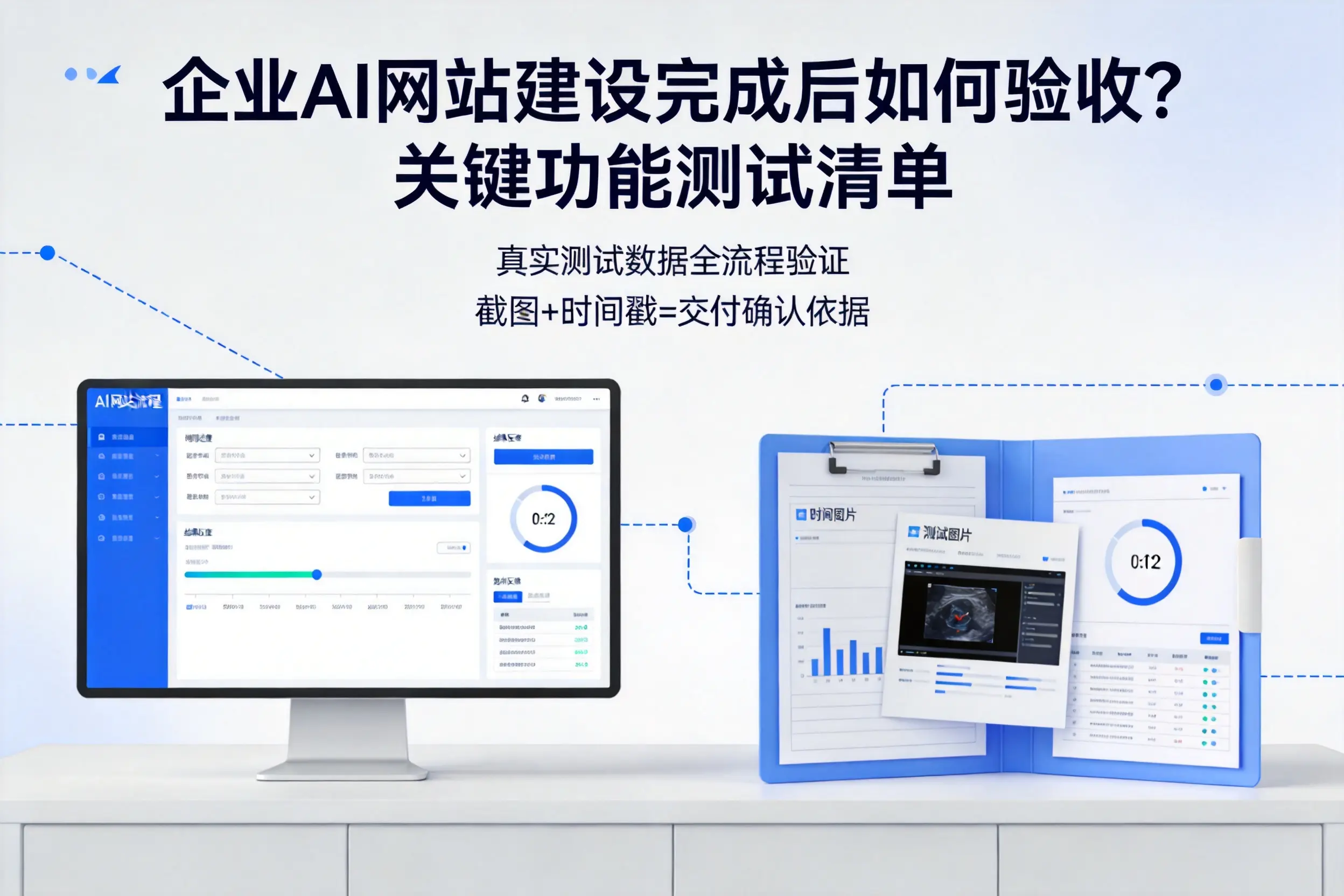 荆州企业AI网站建设完成后如何验收？关键功能测试清单