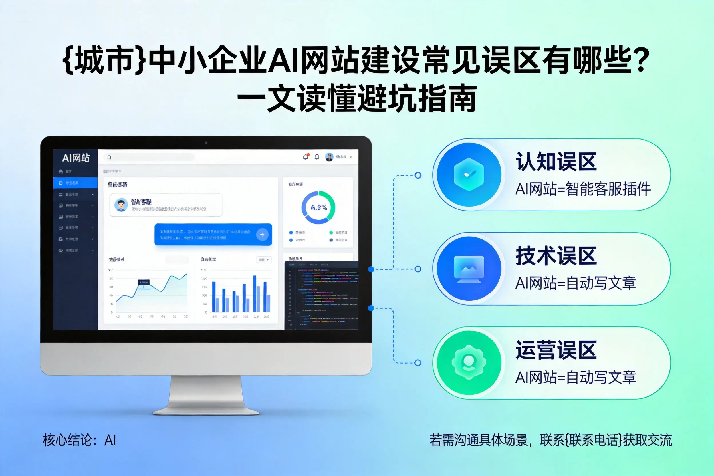 荆州中小企业AI网站建设常见误区有哪些？一文读懂避坑指南