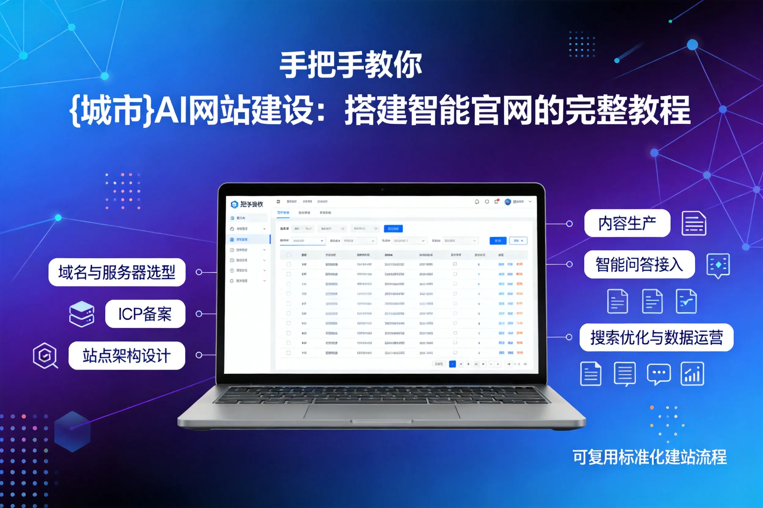 手把手教你荆州AI网站建设：搭建智能官网的完整教程