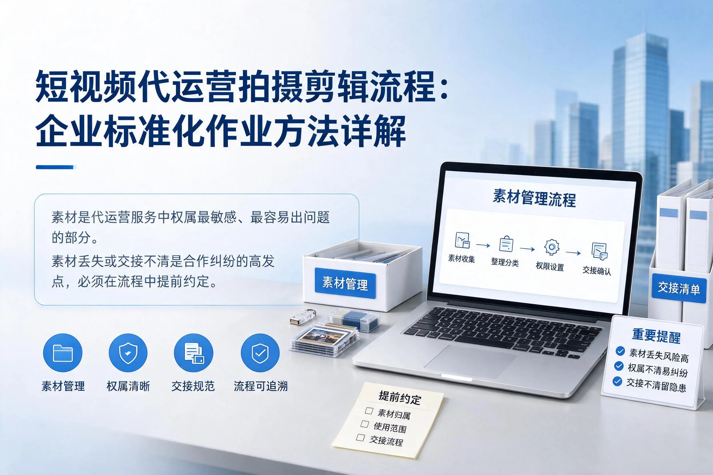 短视频代运营拍摄剪辑流程:荆州企业标准化作业方法详解